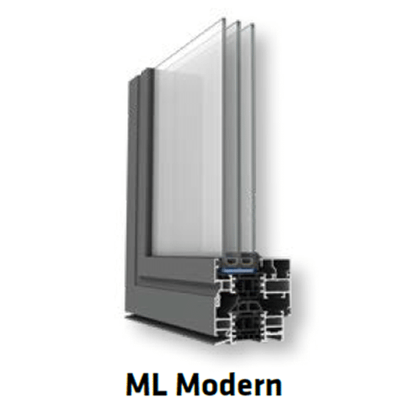 Châssis en aluminium Aliplast Maxlight ML modern